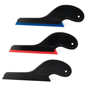 Pack 3 Window Tint Squeegee Side Wiper Swiper Silicone Water Blade Car Squeegee - Picture 1 of 8