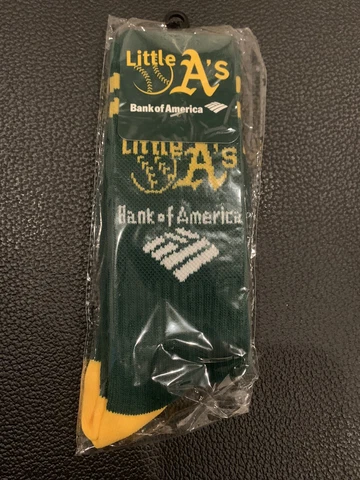 oakland A’s little A’s socks NOS Cover
