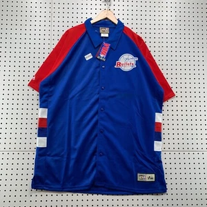 VTG Baltimore Bullets Warm Up Jersey Mens XXL Blue Retro Throwback NWT  27x35 - Picture 1 of 18