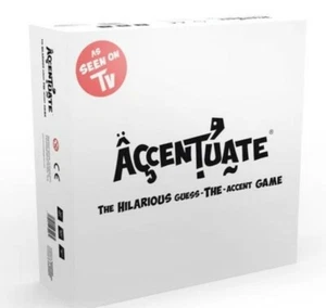 Accentuate Esilarante Indovina l'Accento Gioco Famiglia Bevande Notte Tavola Natale - Foto 1 di 2