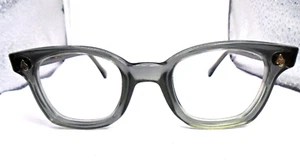 American Optical AO FLEXI-FIT 6M Grau 44mm Vintage Brille Brillengestell - Bild 1 von 10