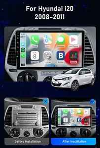 Für Hyundai i20 PB 2012-2014 Autoradio Android 13 CarPlay Navigation GPS Navi BT - Bild 1 von 20