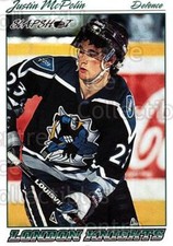 1995-96 Slapshot #172 Justin McPolin