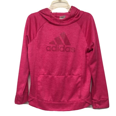 Sudadera con Capucha Adidas Jóvenes Niñas Magenta Talla Grande (14) Ropa Deportiva Atlética/Exterior/USADA EN EXCELENTE ESTADO Foto 1 de 4