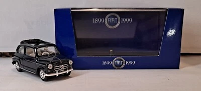 2056. BRUMM R317-10 FIAT 600D 1960 Trasformabile Blu scuro/Dark blue SPECIAL ED. - Immagine 1 di 4