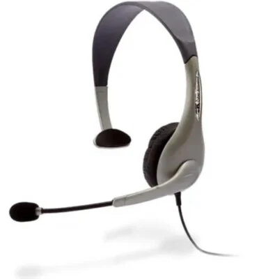 New Cyber Acoustics AC-840 Usb Mono Headset Internet Communication & Boom Mic - Image 1 of 3