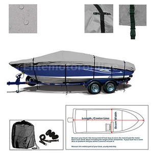 Blue Water Hawk 170 Trailerable Fishing Boat Storage Cover Heavy duty - Picture 1 of 6