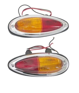 Porsche Rear Teardrop Taillight Assembly Set EURO - 356A/356B/356C  SET-631-40 - Picture 1 of 2