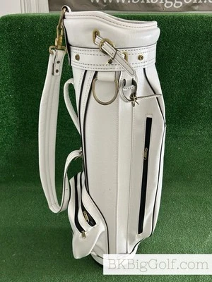 ProGroup Inc. Hot-Z White Leather Golf Cart 6 Way Staff Bag - Image 1 of 4