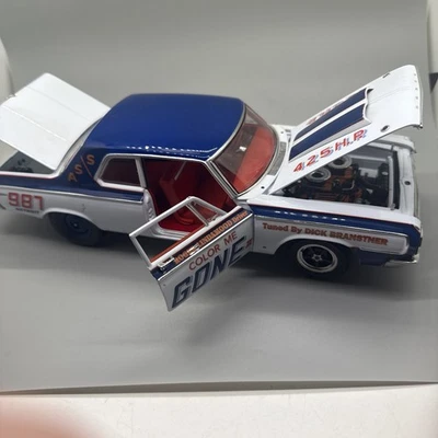 426 Hemi Dodge Super Stock 1/18 Scale Roger Lindamood Driver - Image 1 of 4