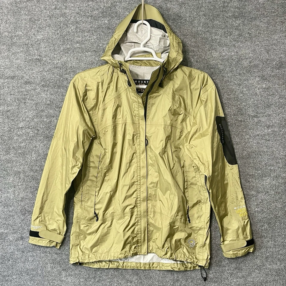 Mountain Hardwear Conduit Silk Rain Jacket Women’s Size 10 Large Green Vented - Image 1 of 4