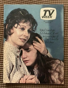 Oct 1979 Chicago TV WEEK Patty Duke & Melissa Gilbert Cover THE  MIRACLE WORKER - Picture 1 of 2