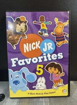 Nick Jr Favorites Vol 5 DVD Blues Clues Little Bill Backyardigans Dora Max Ruby - Image 1 of 3