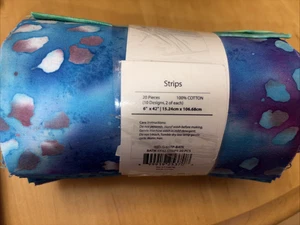 Quilting .Strips (20) 6"x42" 100% cotton Batik Fabric Strips. - Picture 1 of 5