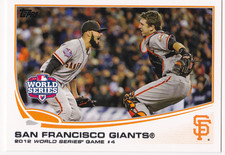 San Francisco Giants Baseball Cards - PICK YOUR CARDS!