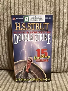 H.S. Strut Cutt’n & Strutt’n III Double Strike VHS Tape Turkey Hunting VHS Teste - Picture 1 of 2