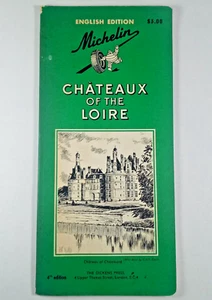 1960's MICHELIN Chateaux Loire France Tourist Guide Maps Attractions Vtg Booklet - Picture 1 of 5
