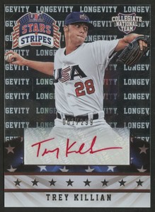 2015 PANINI USA STARS & STRIPES LONGEVITY TREY KILLIAN AUTO RC /299 #95