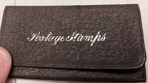 *SEHR SELTEN* KLEINE VIKTORIANISCHE BRIEFMARKEN GELDBÖRSE, GUT INTAKT INKLUSIVE SEITEN - Bild 1 von 5