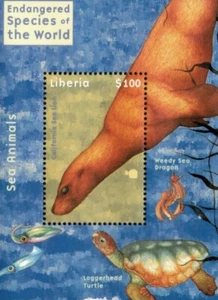 Liberia 2003 - Sea Lions Animals - Souvenir Stamp Sheet - MNH - Picture 1 of 1
