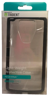 Custodia Trident Krios Series Per LG G Stylo - Nera/Trasparente - Immagine 1 di 4