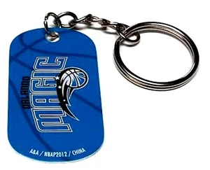 ORLANDO MAGIC 1.5 LONG METAL KEYCHAIN PULL LICENSED NBA BASKETBALL ORNAMENT - Picture 1 of 1