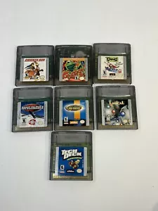 Lotto 7 giochi Gameboy Color Tony Hawk Doug Frogger 2 Tech Deck Pollo Nintendo GBC - Foto 1 di 9