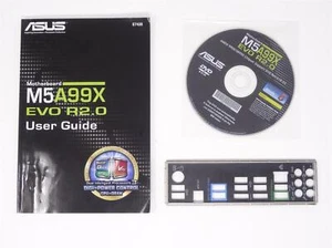 ASUS M5A99X EVO R2.0 - SET ATX cache manuel CD slot cache IO Shield (#1452) - Photo 1/1