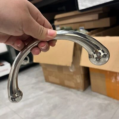 Consolador anal de acero inoxidable para punto G masajeador de próstata hombres mujeres juguetes sexuales Foto 1 de 4