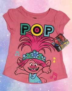 Licensed DreamWorks Trolls Princess Poppy "Pop" Toddler Girl T-Shirt - 2T - Picture 1 of 5