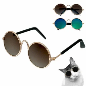 Glasses Cat Pet Products Eye-wear Sunglasses for Small Dog Cat Funny Toy Costume - Picture 1 of 14
