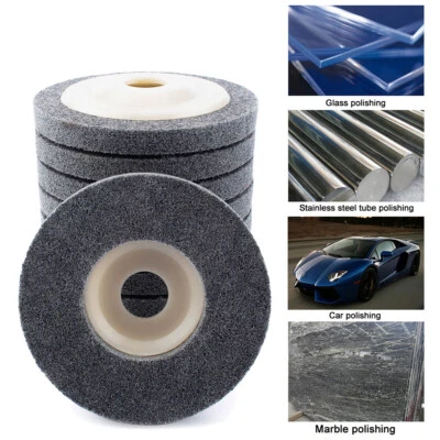Абразивный диск 4,5 дюйма из нейлонового волокна для полировки металла керамики мрамора дерева - Изображение 1 из 4