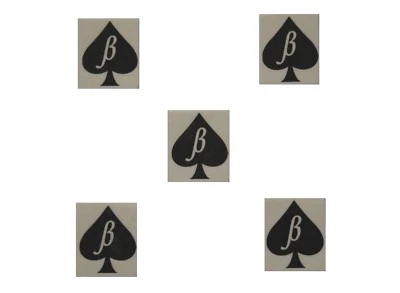 SEXY JEWELS Confezione da 5 - Mini Beta Boi of Picche tatuaggio temporaneo BBC Cuckold Gay Sissy Wimp