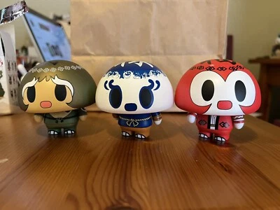 Juego de 3 estatuillas Snorty & Friends, de Steven House '04 Foto 1 de 4