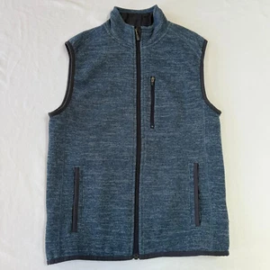 Chaleco Johnnie-O Mujer Talla 10 Azul Cremallera Completa Bolsillos Forrado Exterior Golf Preppy - Imagen 1 de 8