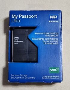 Western Digital WD 500GB My Passport Ultra USB 3.0 