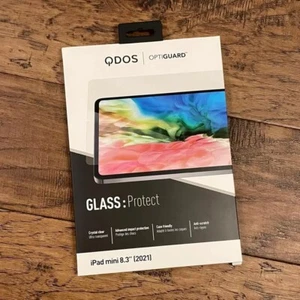 GENUINE QDOS iPad (Mini 6th) Generation Tempered Glass Screen Protector Cover - Picture 1 of 8