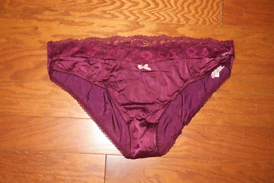 XXL ❤️ BODY de Victoria's Secret ❤️ BIKINI DE ENCAJE SATINADO ❤️BRAGAS ELÁSTICAS TIRO MEDIO Foto 1 de 2