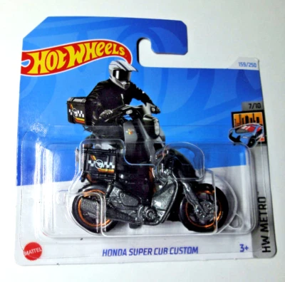 Hot Wheels - Honda Super Cub Custom - Trésor Hunt Th - Hw Metro 2024 - HTF23 - Photo 1/2