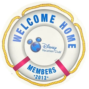 Original Disney Vacation Club 2012 Welcome Home Members Auto nur Magnet - Bild 1 von 1