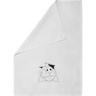 'Dog Nose Peeping' Cotton Tea Towel / Dish Cloth (TW00036203)