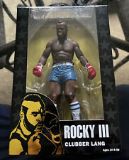 NECA Rocky III Clubber Lang 40th Anniversary Series 1 Blue Trunks NEW