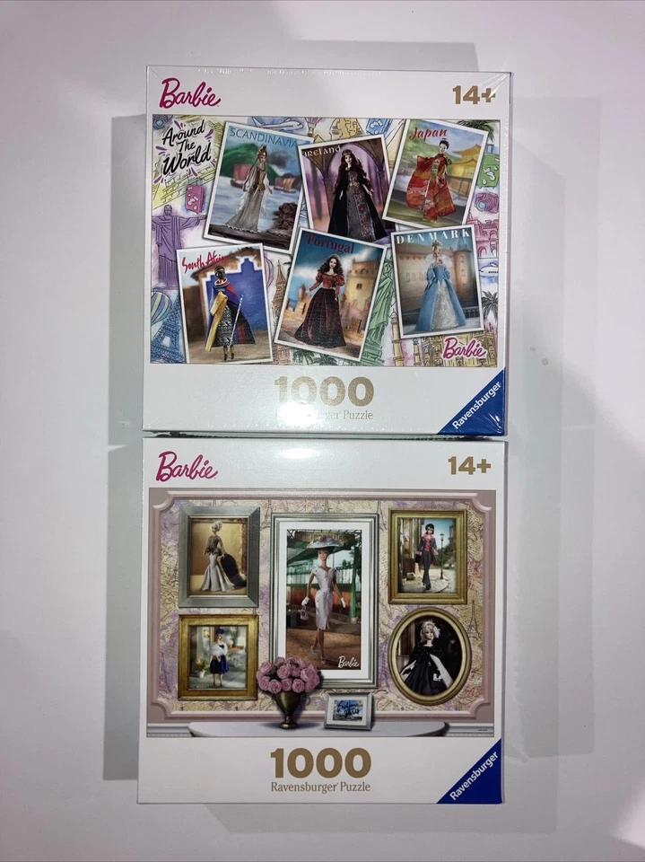 Ravensburger Barbie Paris Fashion 1000 Piece Jigsaw Puzzle Game