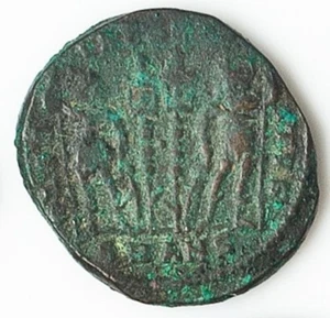 EMPIRE Constantine II as Caesar Soldiers & Spears 334AD Ancient Roman Coin D481 - Picture 1 of 2