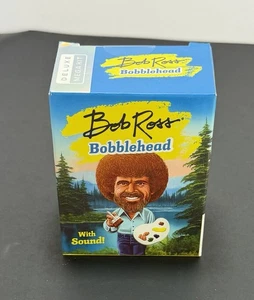 Bob Ross Wackelkopf mit Sound & Kunst Flipbook Neu Originalverpackt Deluxe Mega Kit - Bild 1 von 6