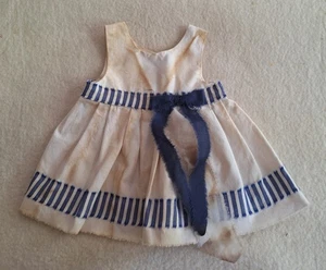 Kleid im Marinestyle für ca. 36 - 40 cm Bären oder Puppe, Handarbeit! Unikat💕 - Picture 1 of 1