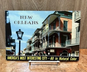 New Orleans Ephemera Old Travel Brochure Street Scenes Book Mid Century Vtg 1960 - Picture 1 of 8