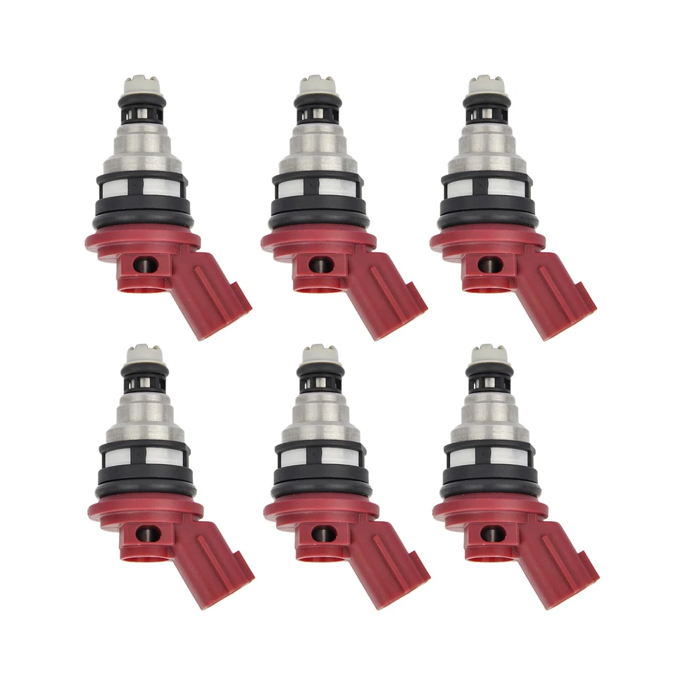 6pcs Fuel Injectors for 1991-1999 Nissan 200/240SX 300ZX Altima Infiniti G20 J30 - Image 1 of 4