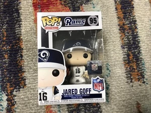 Funko Pop NFL Football Los Angeles LA Rams - Jared Goff #95 Vaulted Vinyl Figure - Picture 1 of 6
