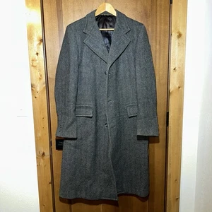 Marshall Field’s Wool Coat Herringbone Mens 42 Vintage - Picture 1 of 4
